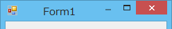 最小化オフにしたフォーム