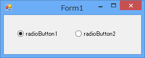 C# ラジオボタン